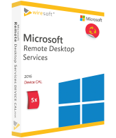 Microsoft Remote Desktop Services 2016 - 5 Pack Device CAL Microsoft Remote Desktop Services 2016 - 5 Pack Device CAL