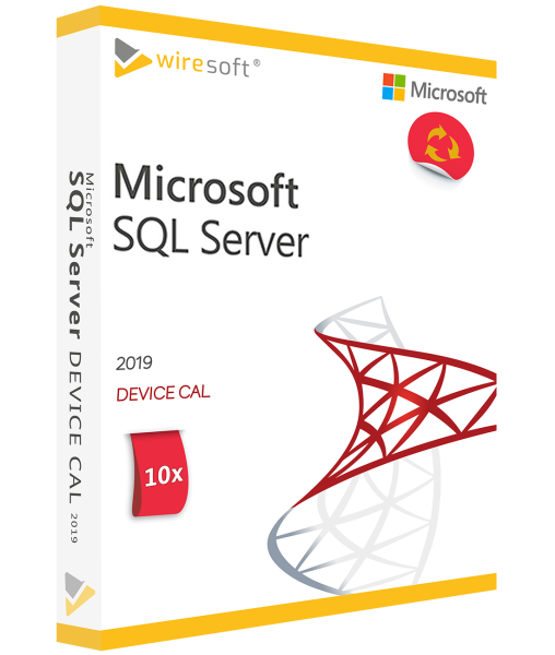 MICROSOFT SQL SERVER 2019 - 10 PACK DEVICE CAL